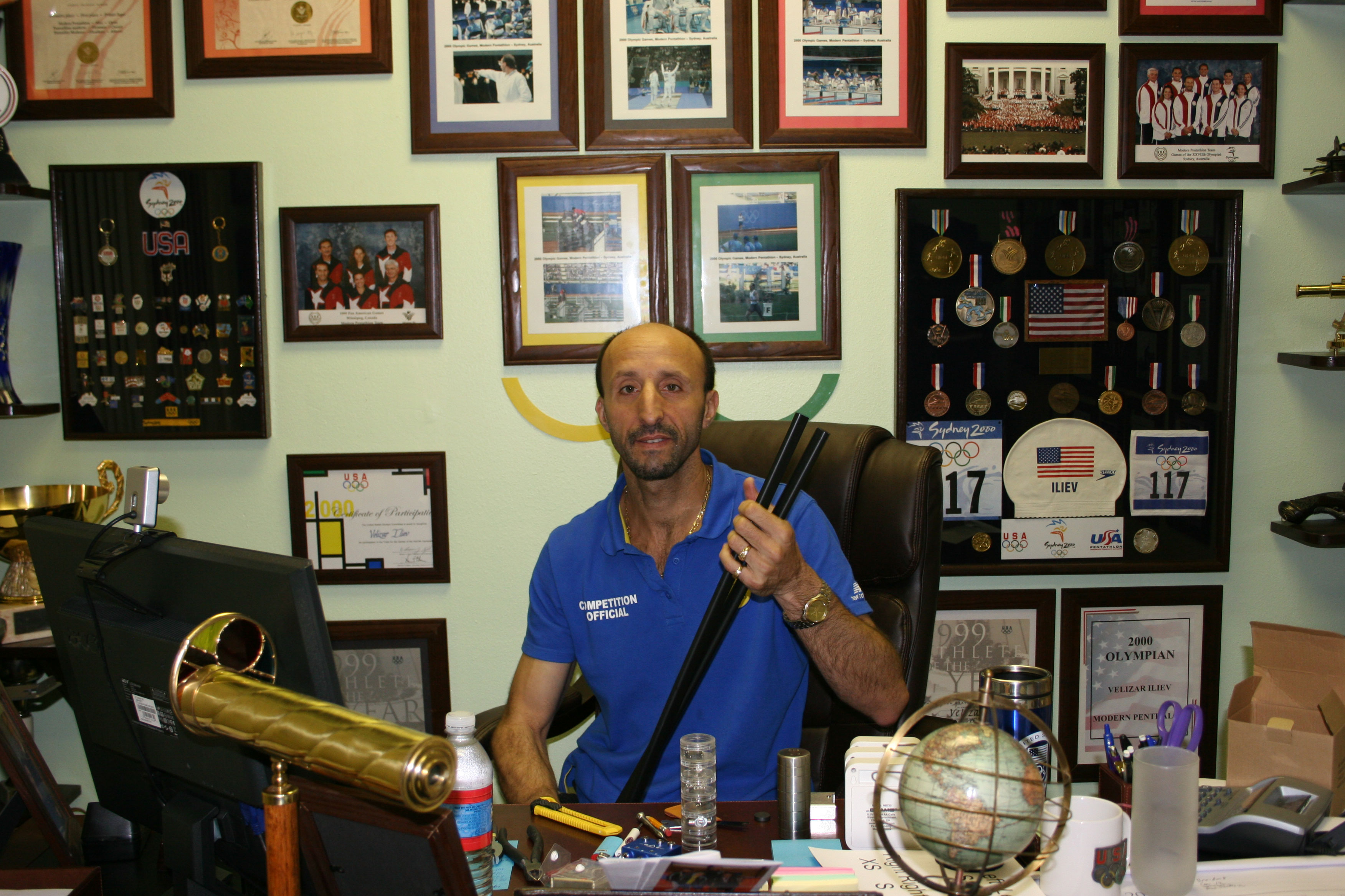 Olympian Fencing Club Coach Velizar